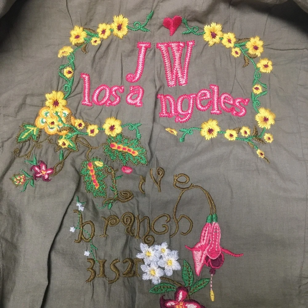 JOHNNY WAS JWLA Jacket Embroidered Trim - Picture 2 of 13